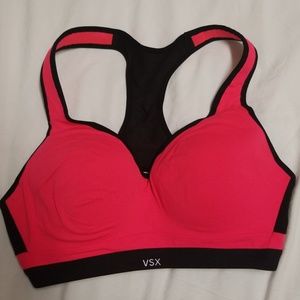 Victoria's Secret Sports Bra in Bright Pink 34D